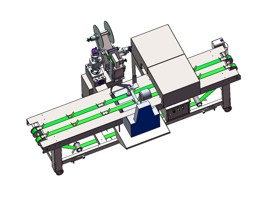 2.7m vegetable cutting,bunding and labeling line
